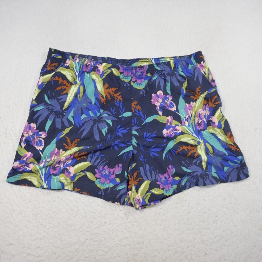 Columbia Floral Swim Trunks 100% Nylon W/ Pockets Mens Size‎ Large x 5"